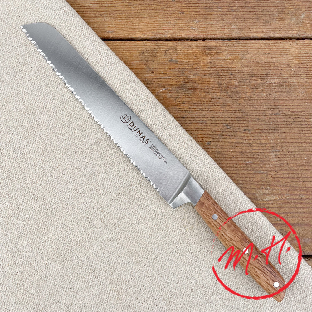 Couteau à pain 20 cm Chêne vert - Dumas