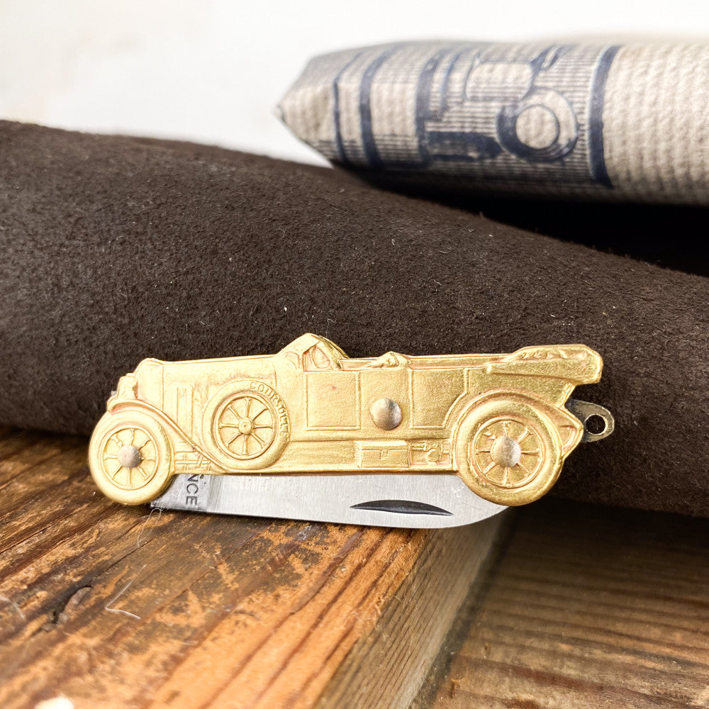 Couteau breloque Coursolle sujet en laiton