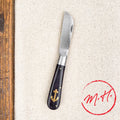 Couteau de poche bois ancre marine