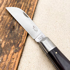 Couteau de poche bois ancre marine