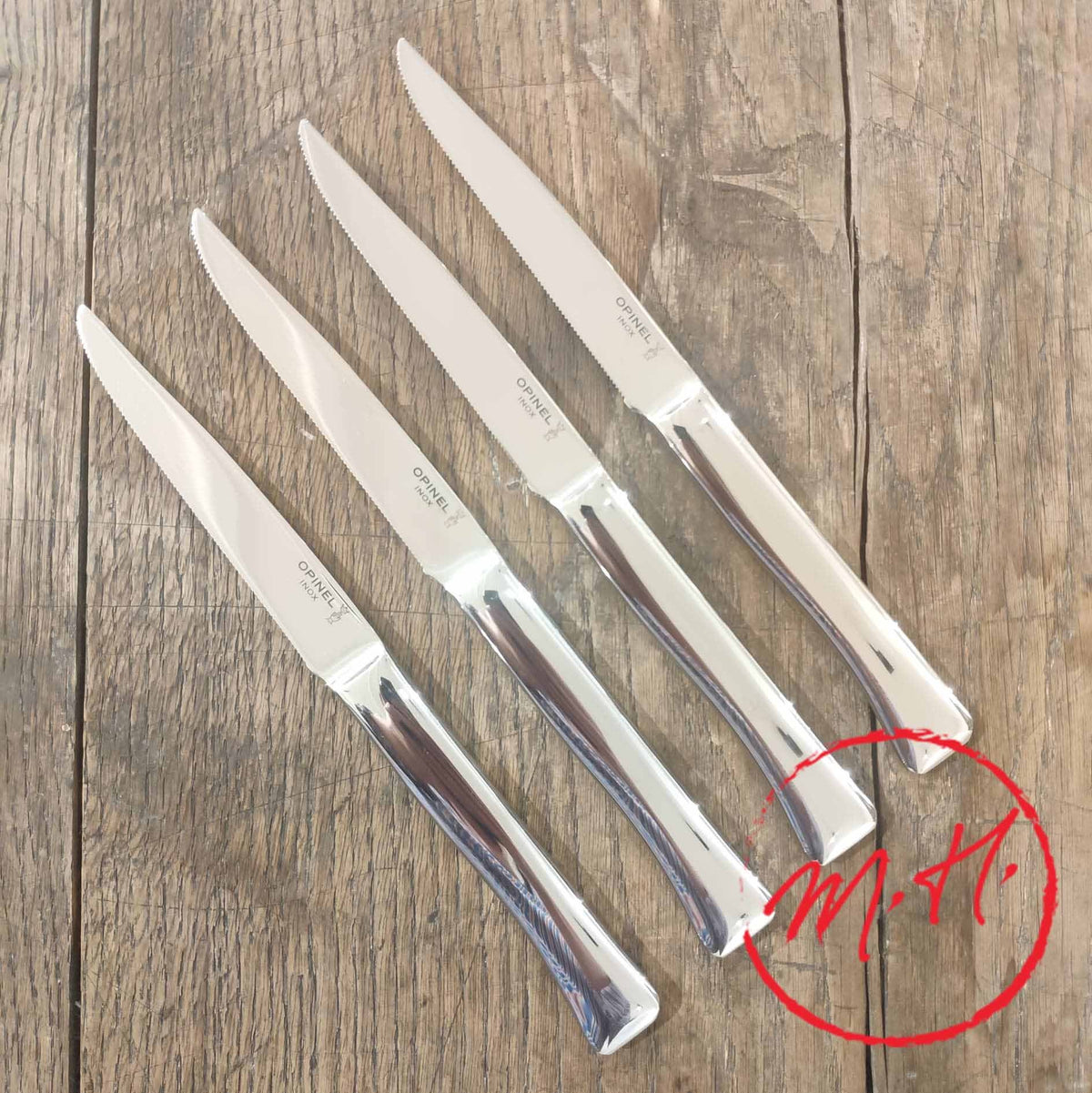 Couteau de table Opinel en acier monobloc 4p