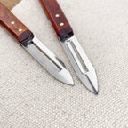 Couteau économe Nogent manche en bois