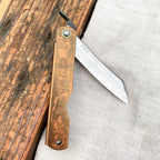 Couteau Higonokami laiton brun