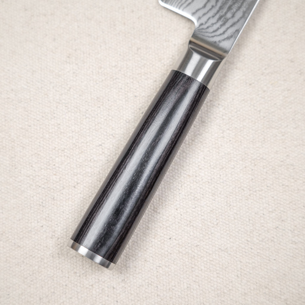 Couteau Shun Damas japonais manche pakkawood noir