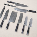 Couteau Shun Damas japonais manche pakkawood noir