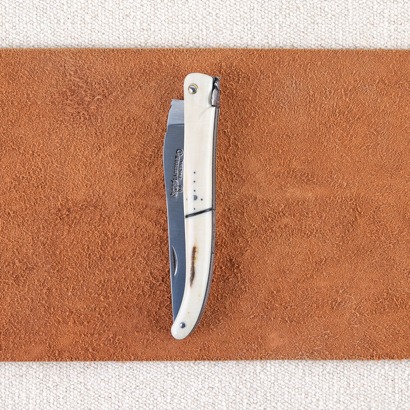 Couteau Laguiole ivoire de mammouth