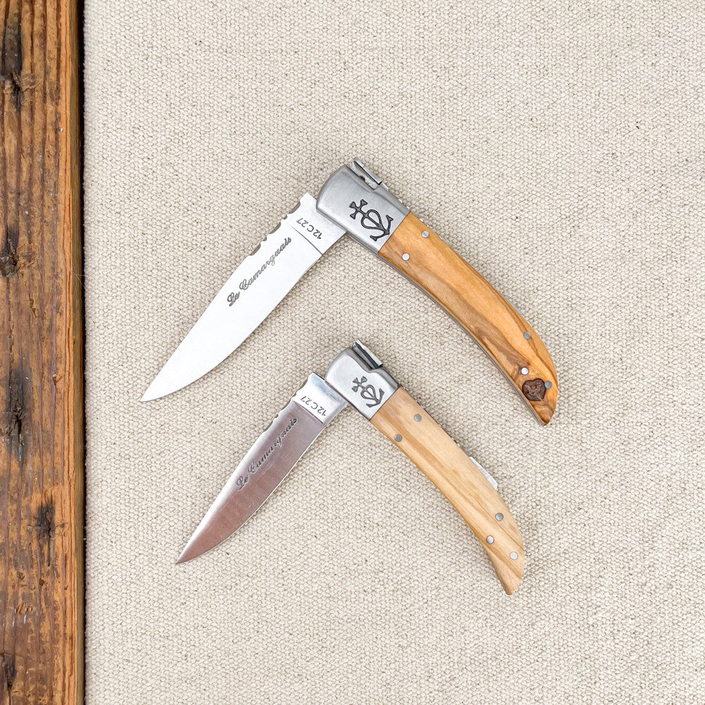 Couteau Le Camarguais Trident Olivier