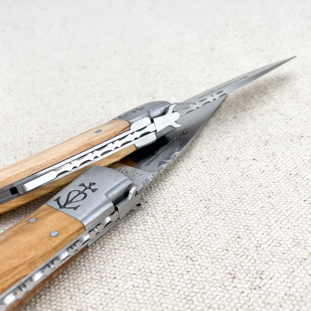 Couteau Le Camarguais Trident Olivier