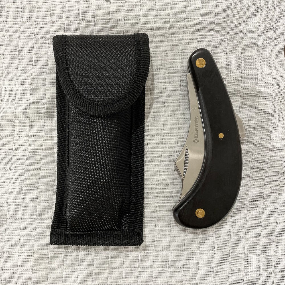 Couteau fourchette pliant ergonomique
