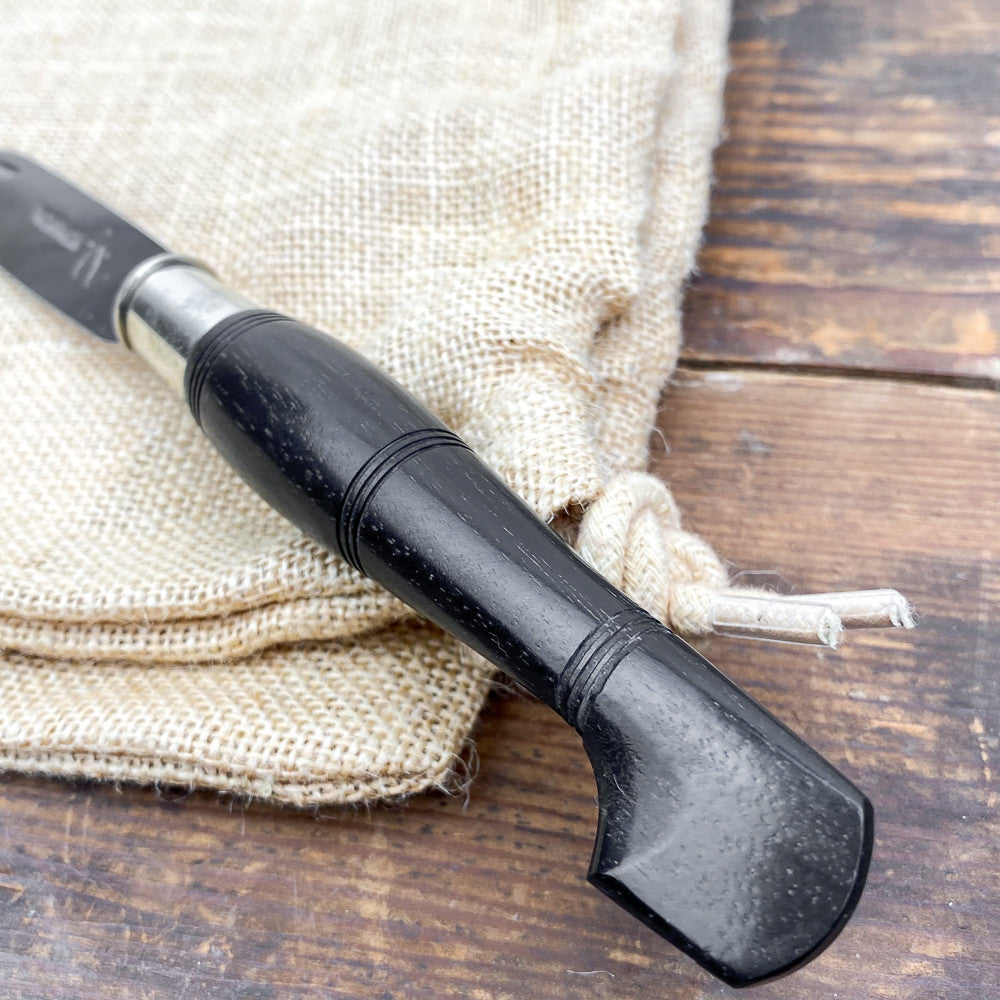 Couteau Nontron n°25 ébène manche sabot