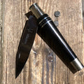 Couteau Nontron n°25 manche ébène/alu