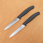 couteau office cranté et lisse victorinox