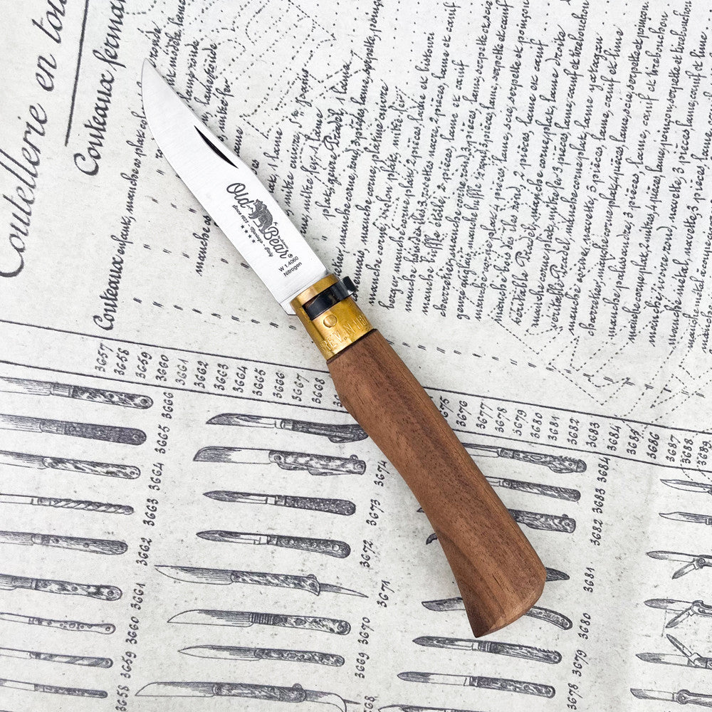 Couteau pliant noyer