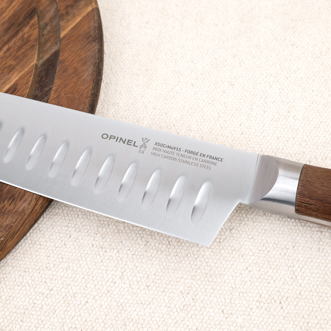Couteau japonais Santoku alvéolé Opinel