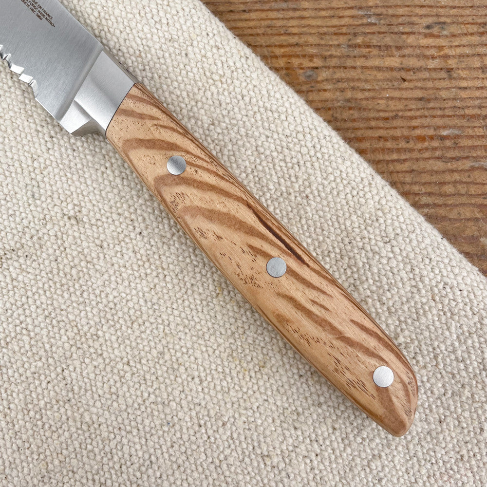 couteau dumas manche chene vert