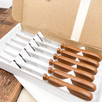 Couteaux chien caramel (x6)