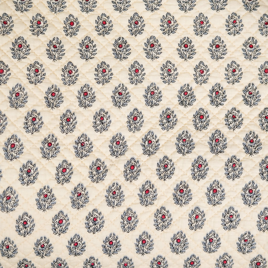 Couverture provençale aubépine 170 x 170 cm