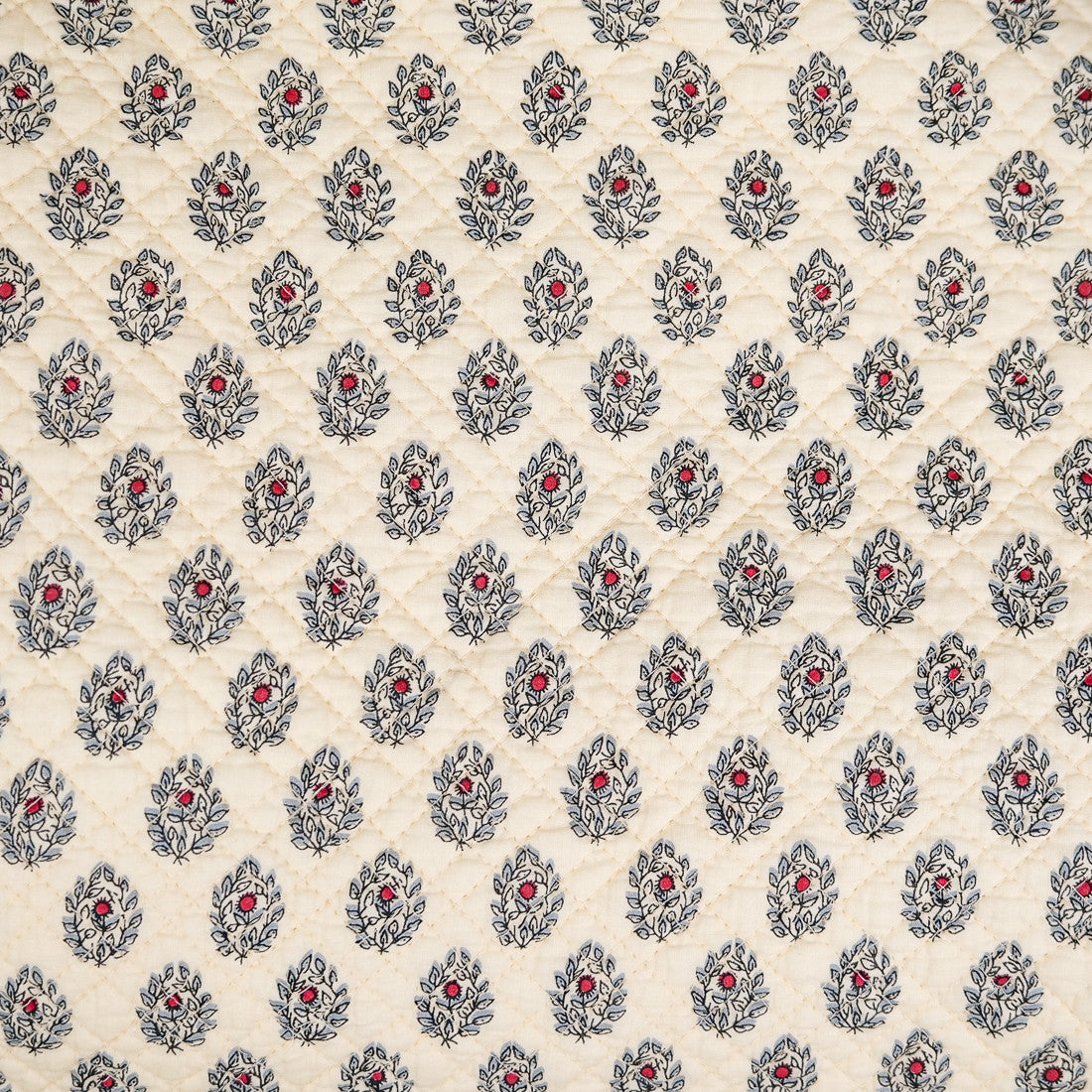 Couverture provençale aubépine 170 x 170 cm
