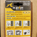 Crochets plaque de plâtre La Guêpe
