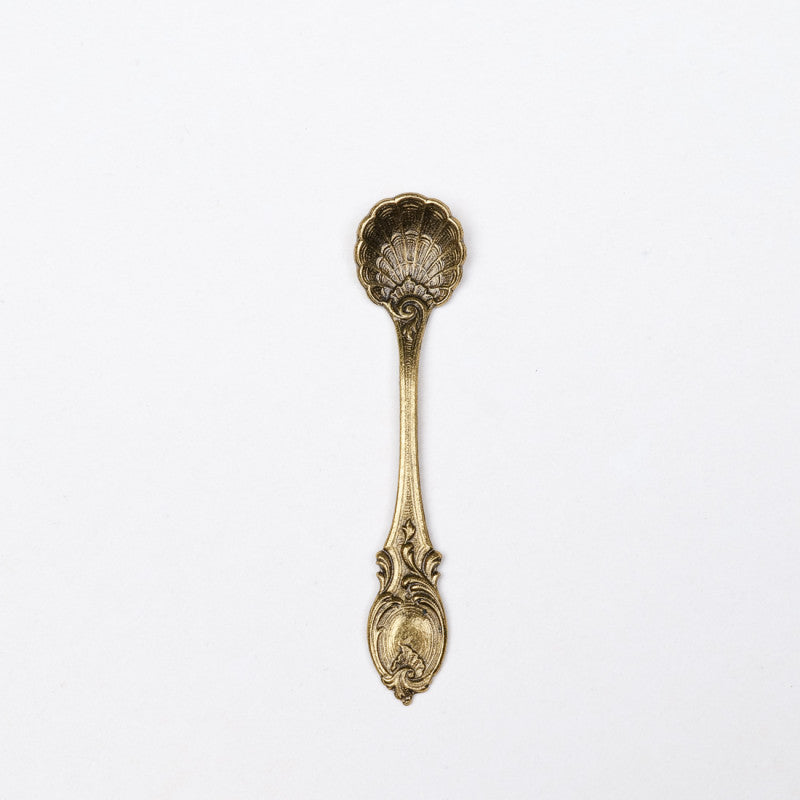 Gold plated coffee spoon