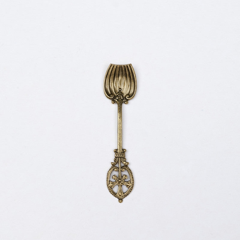 Gold plated coffee spoon
