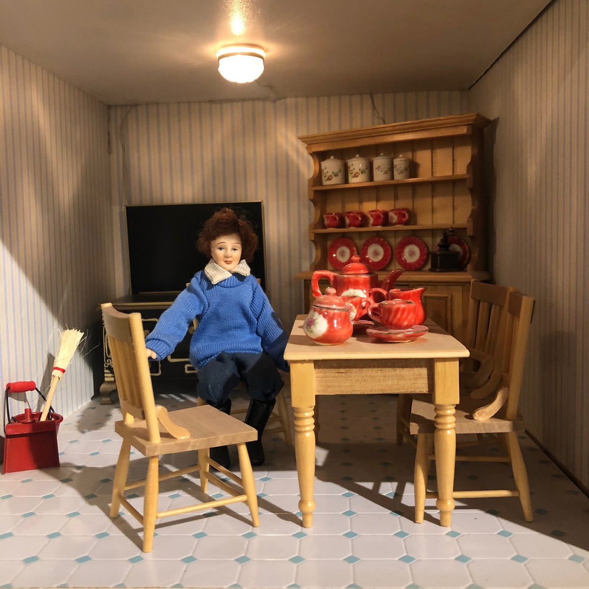 Cuisine pour maison de poupée