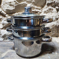 Cuit vapeur 3 niveaux inox