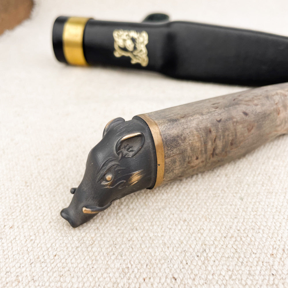 Dague de chasse tête de sanglier