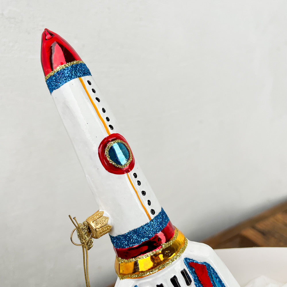 Décoration de noël Fusée