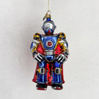 Décoration de noël verre soufflé Robot
