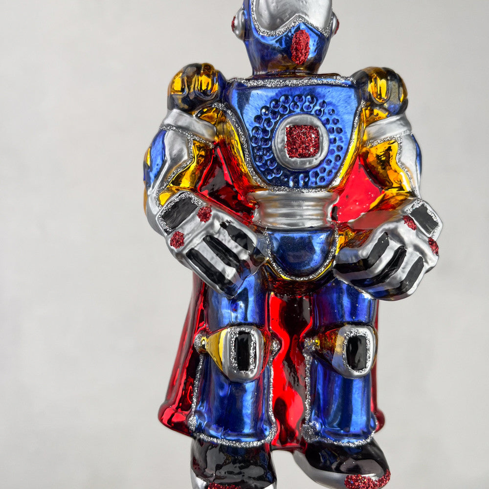 Décoration de noël verre soufflé Robot