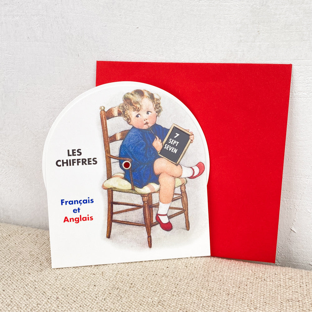 Disque les chiffres français et anglais