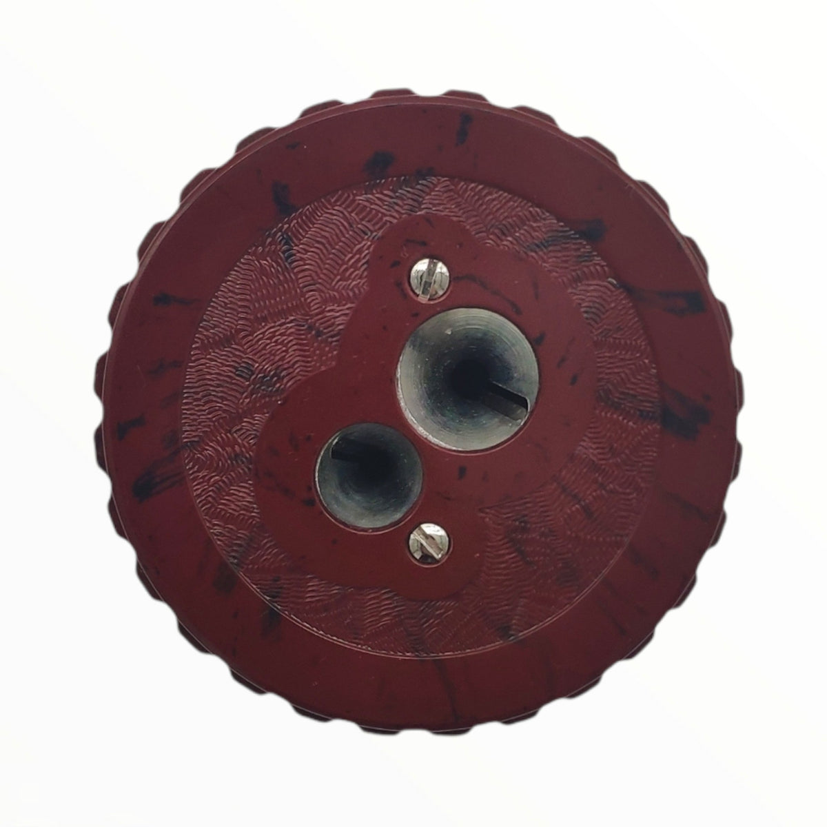 Double taille-crayon bordeaux