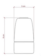 Douille E14 en porcelaine
