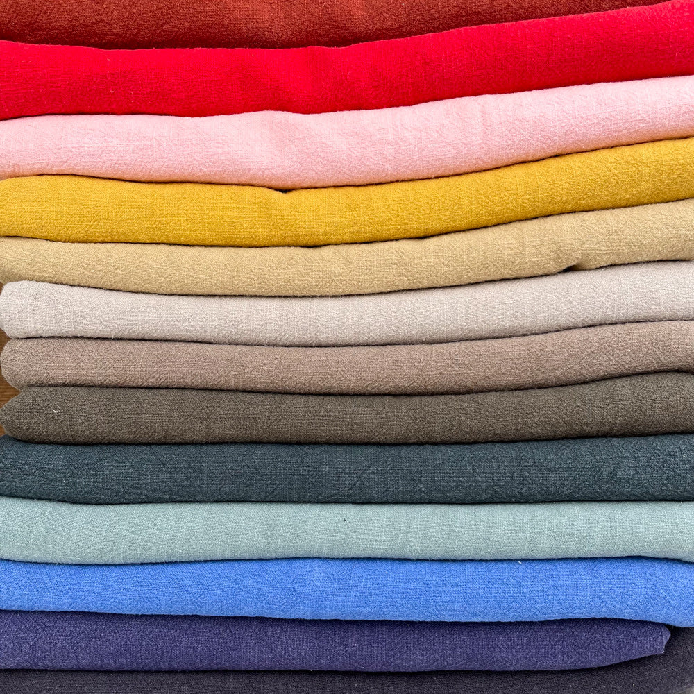 Drap de plage en lin lavé
