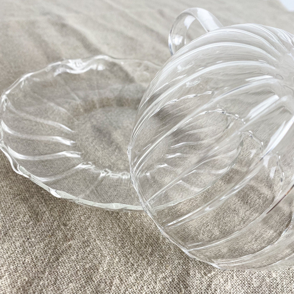 Duo de tasses à thé en verre