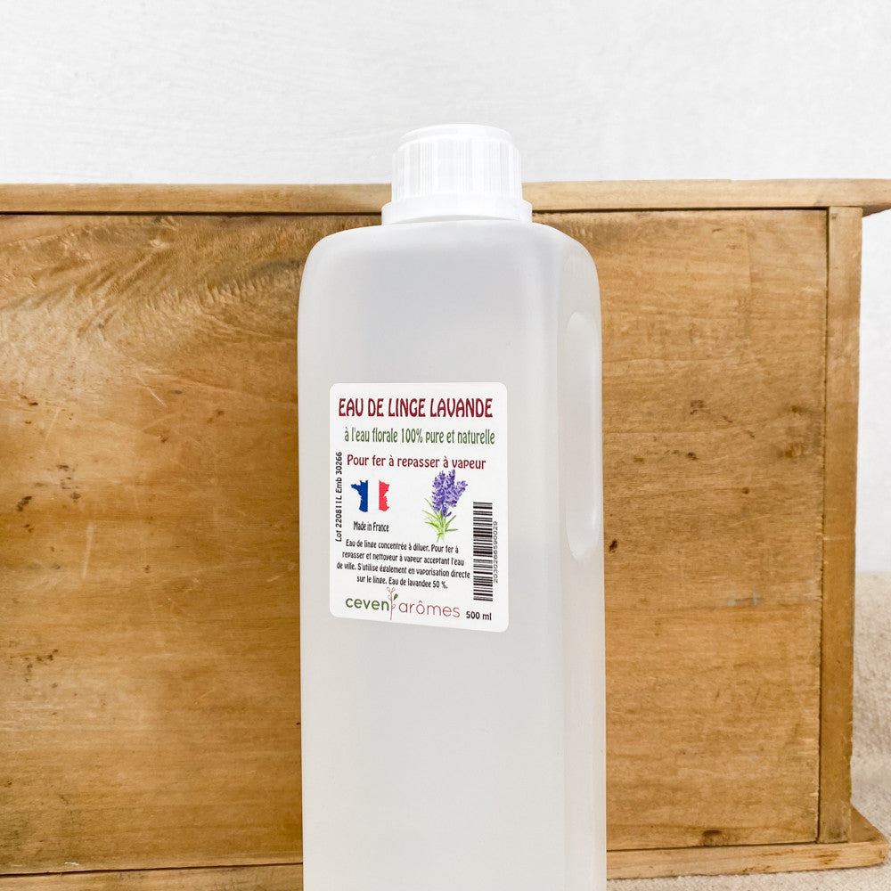 Eau de linge à l'eau florale