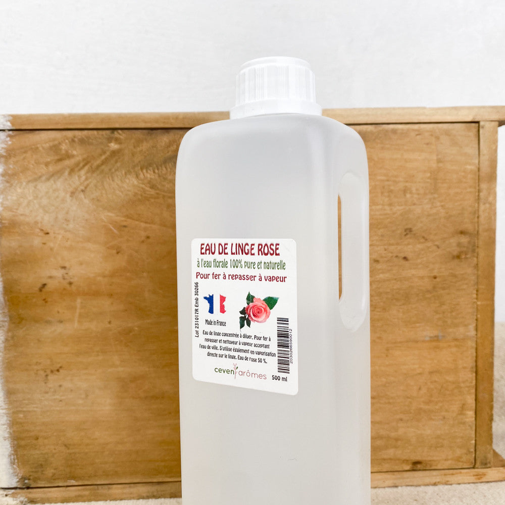 Eau de linge à l'eau florale