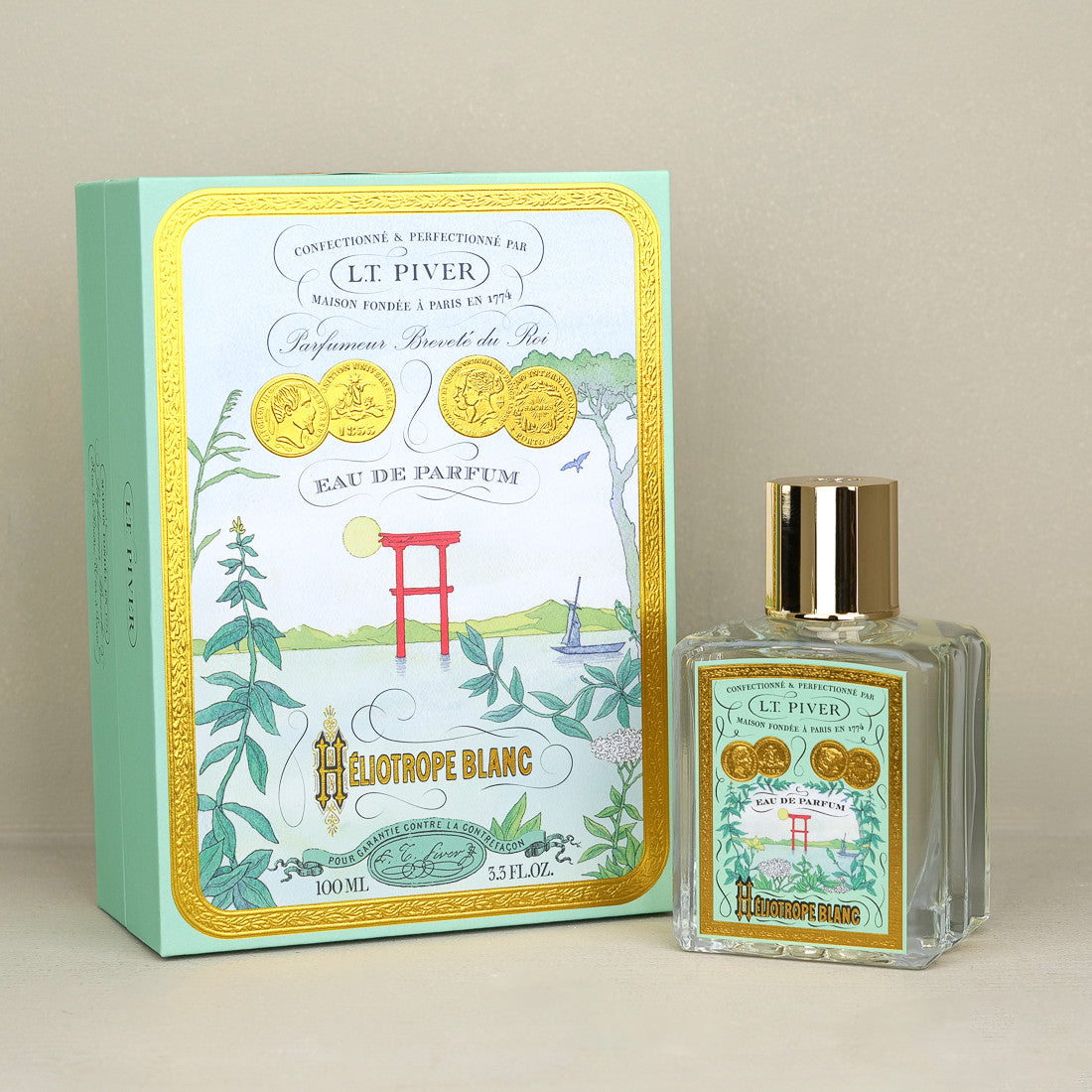 Eau de parfum Héliotrope blanc 100ml avec boîte