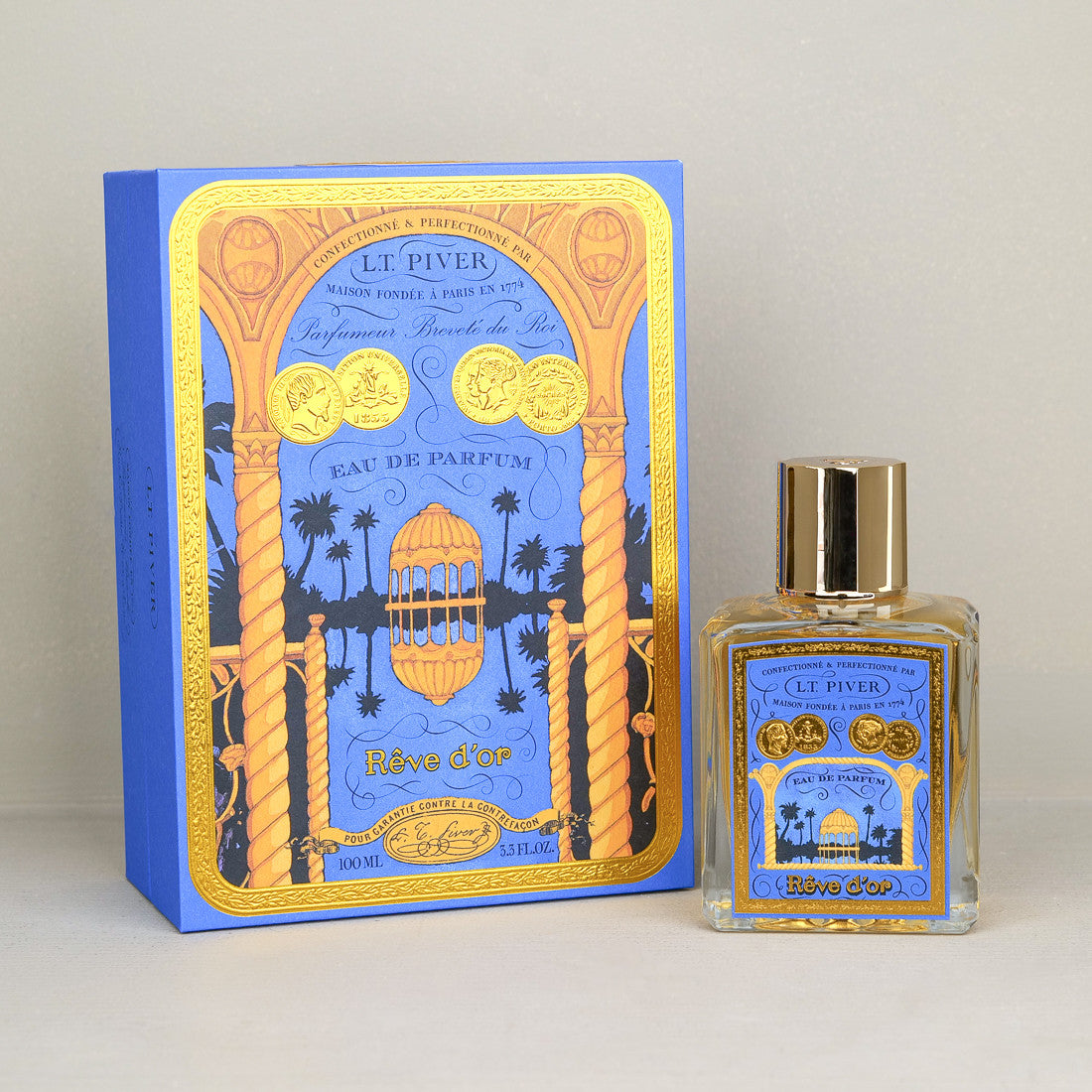Eau de parfum Rêve d'or 100ml avec boîte
