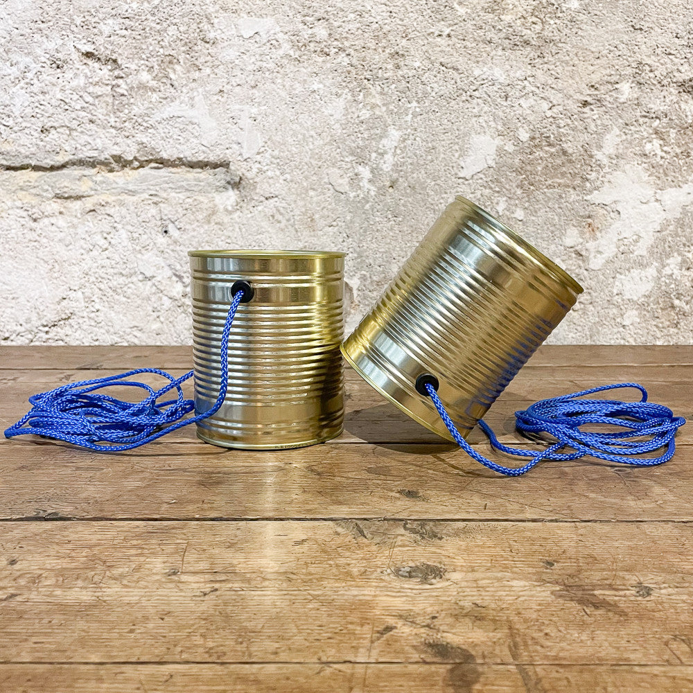 Echasses boîtes de conserve