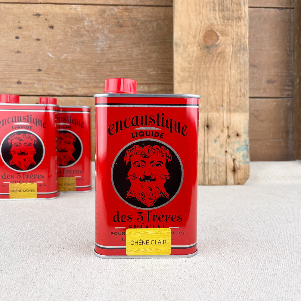 Encaustique liquide teinté chêne en bidon 500 mL