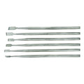 Ensemble de 6 mini-burins en inox