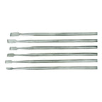 Ensemble de 6 mini-burins en inox