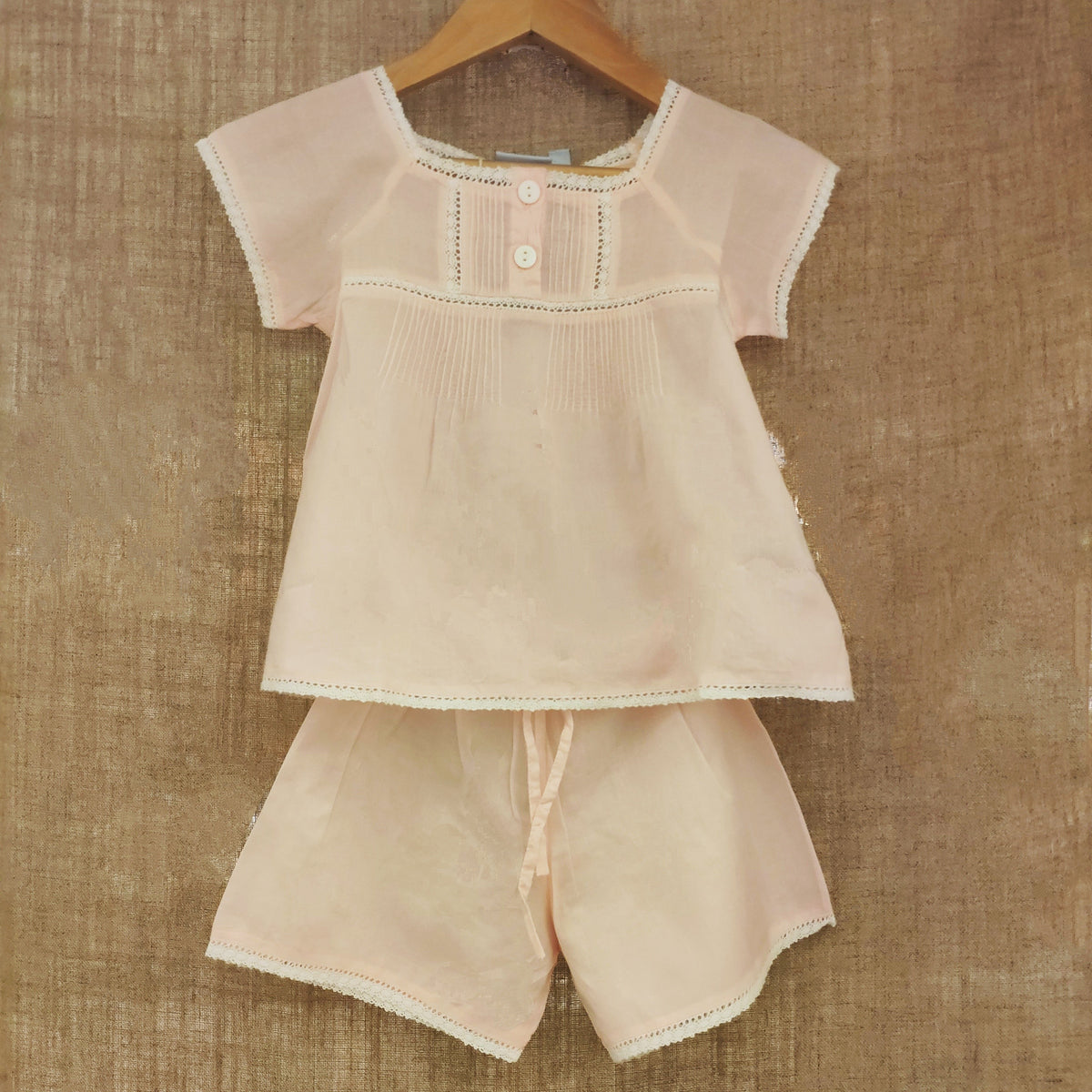 Pijama d'été rose