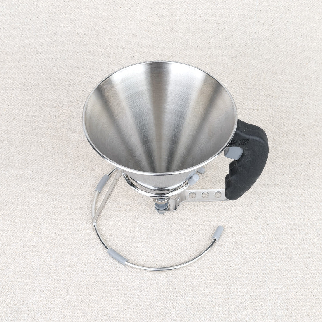 Entonnoir à piston avec pied De Buyer