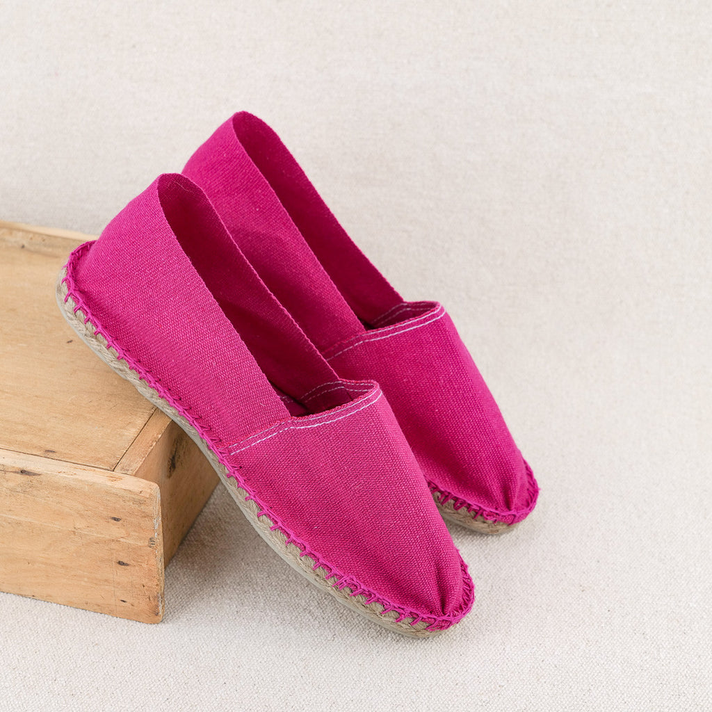 Espadrilles de Mauléon rose Fushia