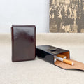 Etui à cigarettes en cuir