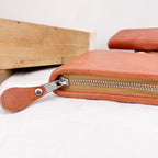 Étui à crayons en cuir naturel