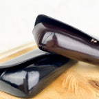 Etui à lunettes en cuir à rabat